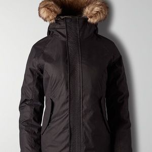XS Black Vail Parka from Aritzia
